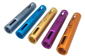 Aleación de aluminio (Al 6061/7075) Piezas de mecanizado de taladro Caja de caja de perfume de precisión