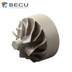 Impulsor y cuerpo de válvula PEEK de mecanizado de precisión CNC de 5 ejes